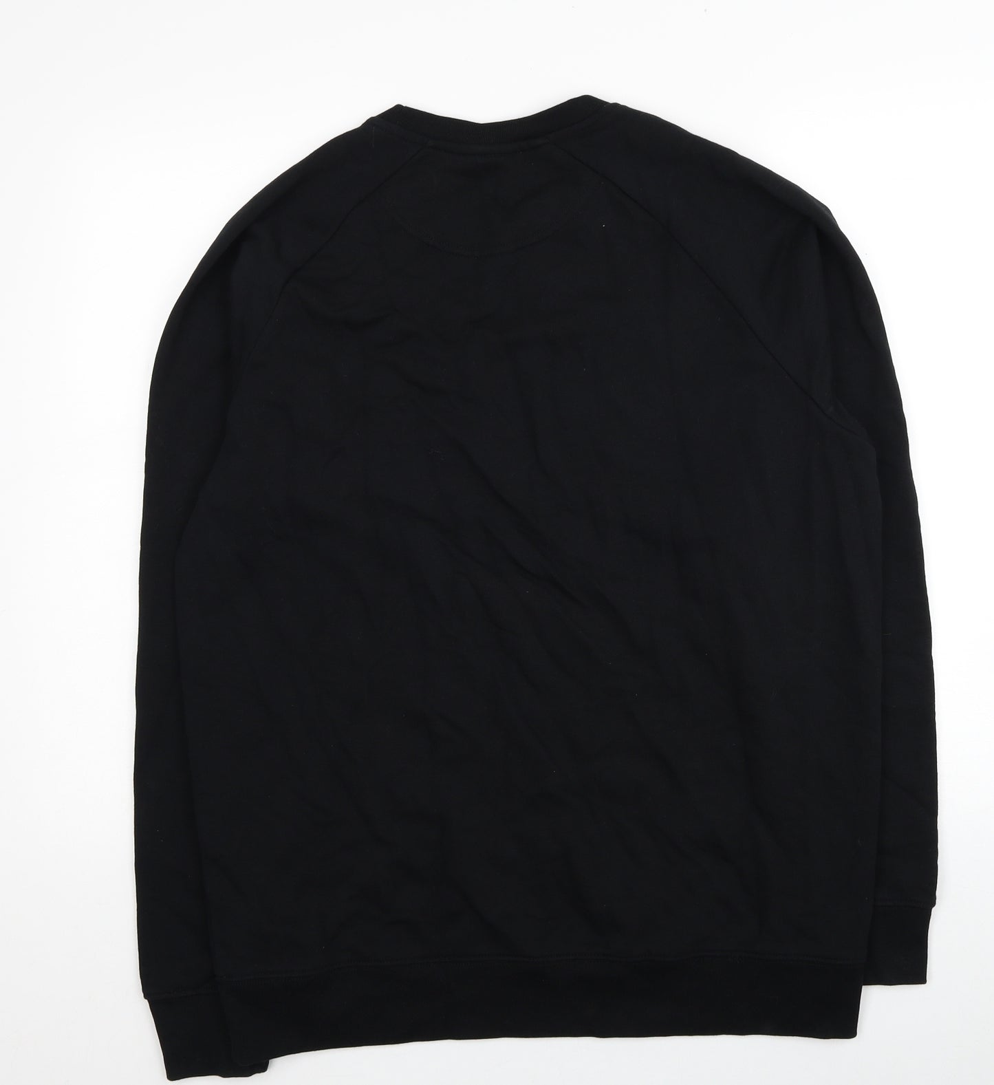 So Energy Mens Black Cotton Pullover Sweatshirt Size XL - Unisex