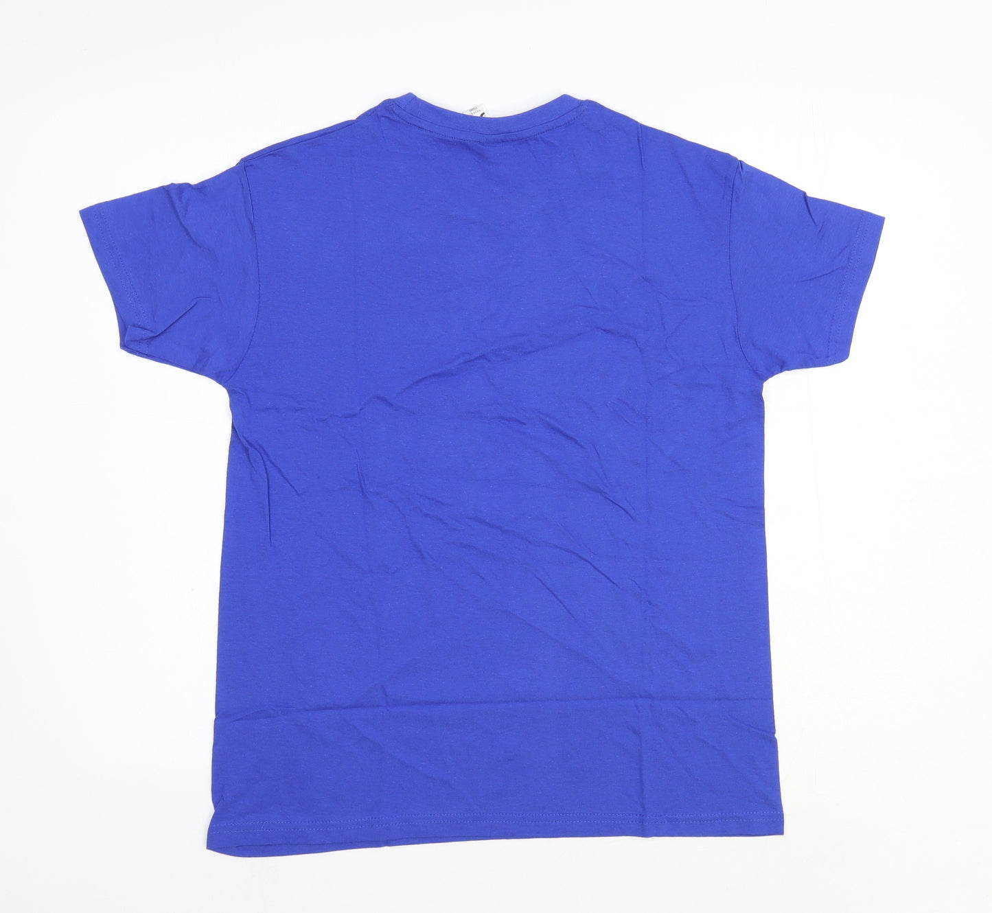 SOL'S Mens Blue Cotton T-Shirt Size S Round Neck