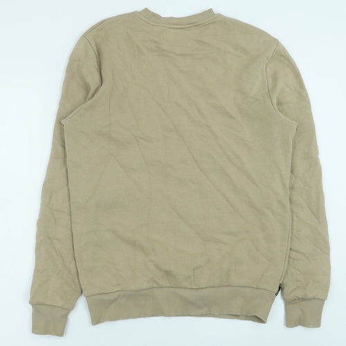 River Island Mens Brown Cotton Pullover Sweatshirt Size S