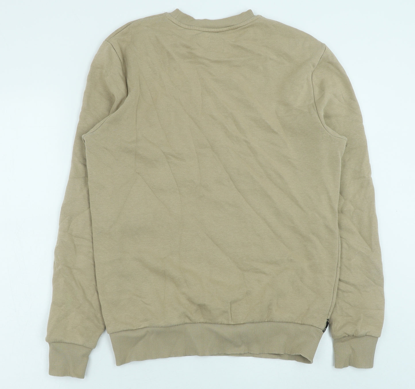River Island Mens Brown Cotton Pullover Sweatshirt Size S