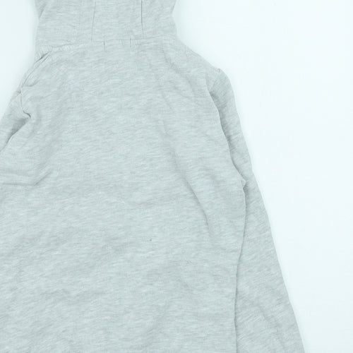 Primark Girls Grey Polyester Full Zip Hoodie Size 12-13 Years Zip