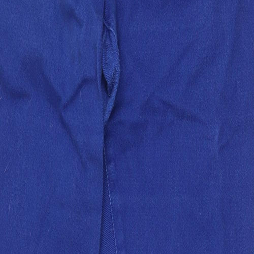 Ralph Lauren Womens Blue Cotton Straight Jeans Size 10 Regular Zip