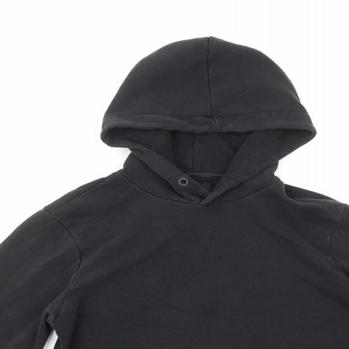 ONLY & SONS Mens Black Cotton Pullover Hoodie Size S