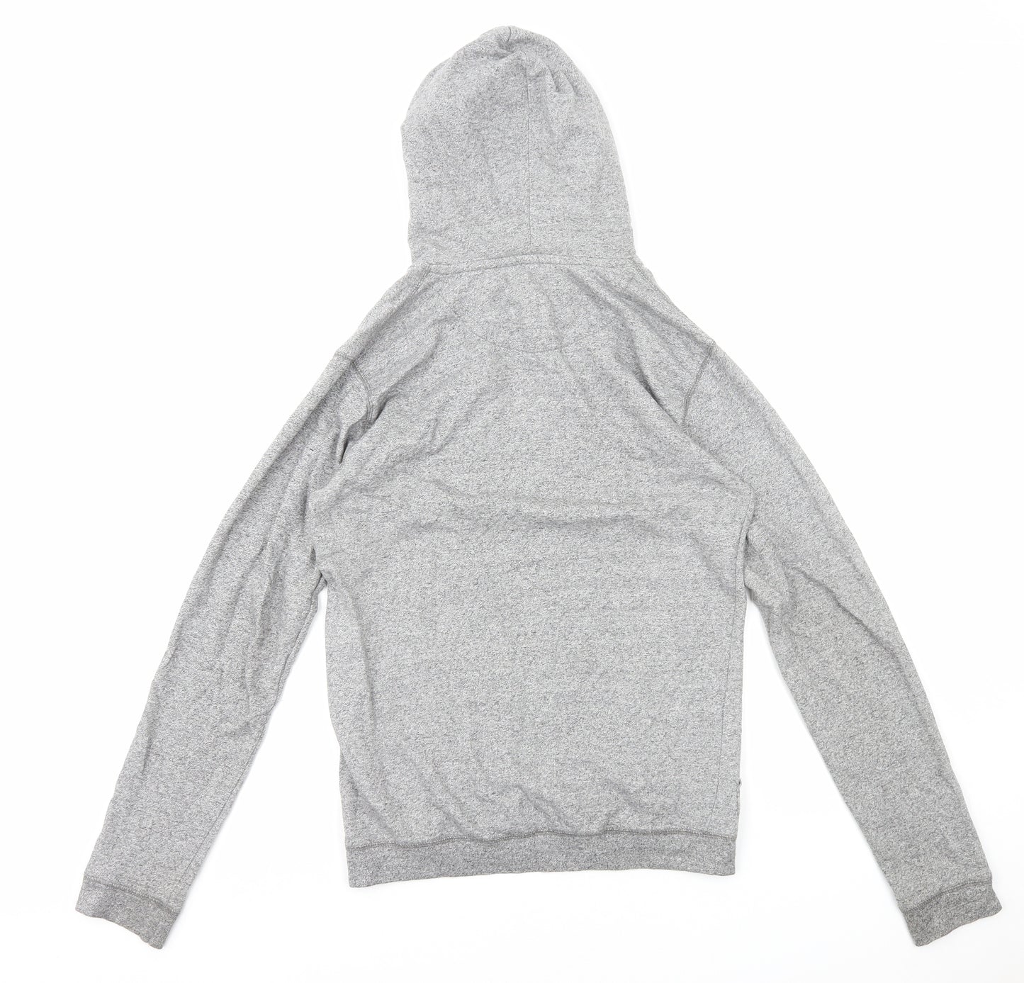 Bellfield Womens Grey Cotton Pullover Hoodie Size S Pullover
