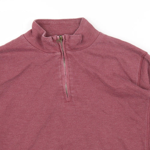 Mountain Warehouse Mens Red Cotton Pullover Sweatshirt Size M
