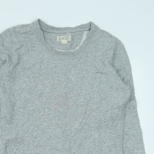 Superdry Mens Grey Cotton Pullover Sweatshirt Size S