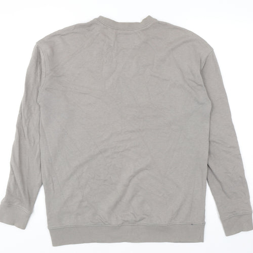 Original Use Mens Grey Cotton Pullover Sweatshirt Size XS