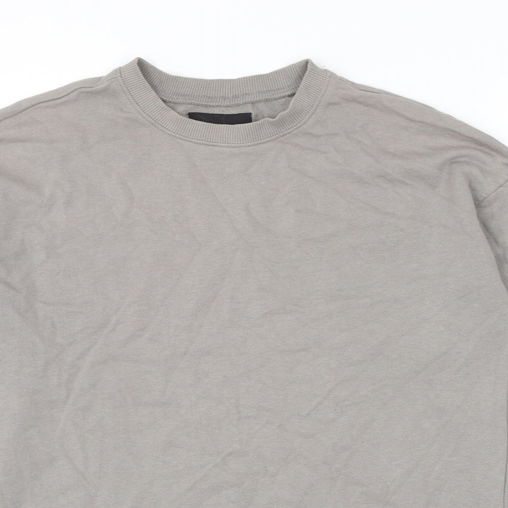 Original Use Mens Grey Cotton Pullover Sweatshirt Size XS