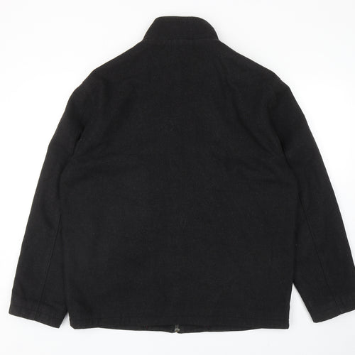 Thomas Nash Mens Black Jacket Size L Zip