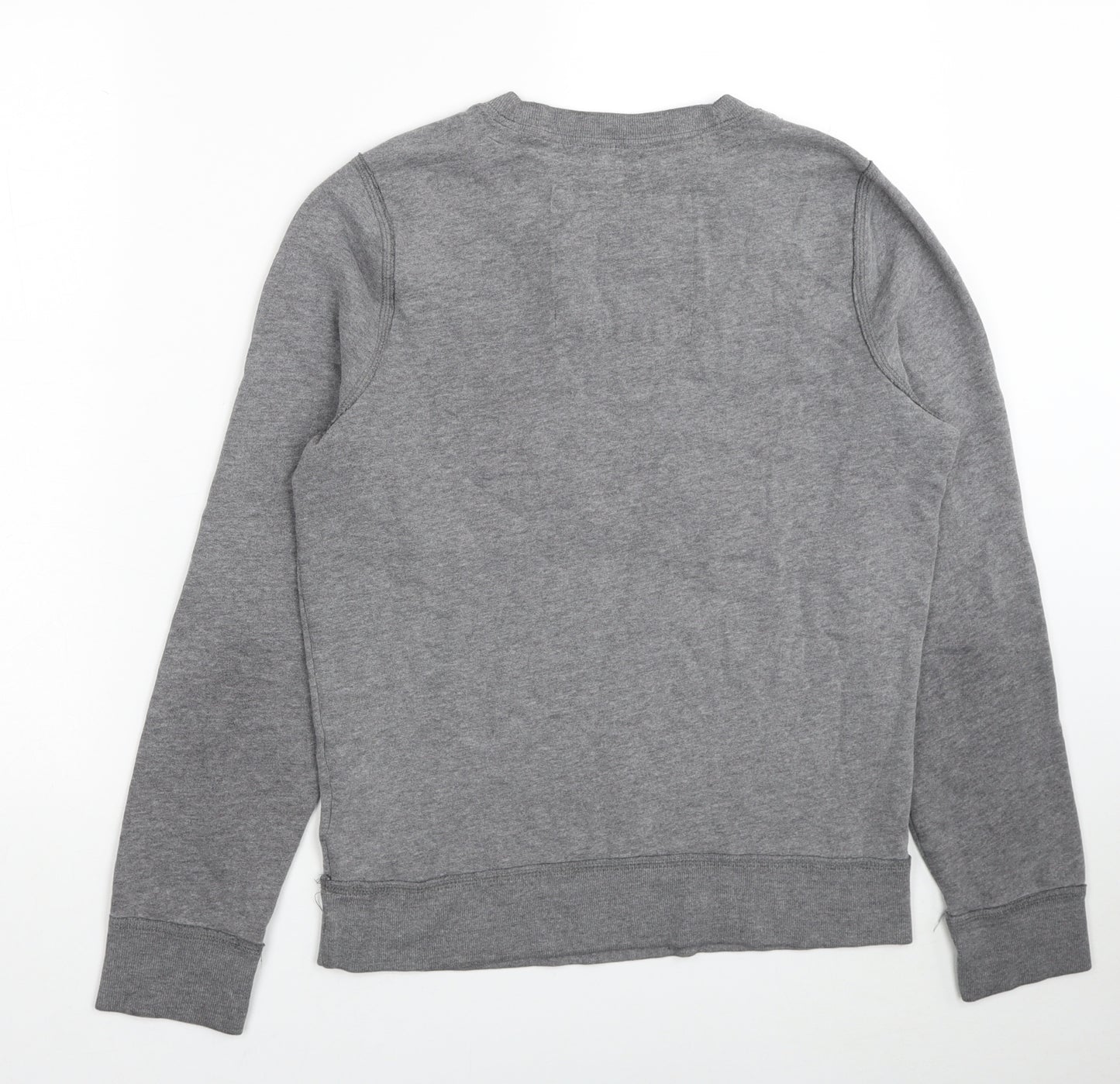 Hollister Mens Grey Cotton Pullover Sweatshirt Size S