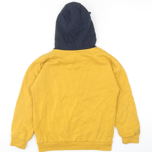 Primark Boys Yellow Polyester Pullover Hoodie Size 7-8 Years Pullover - Explore slogan