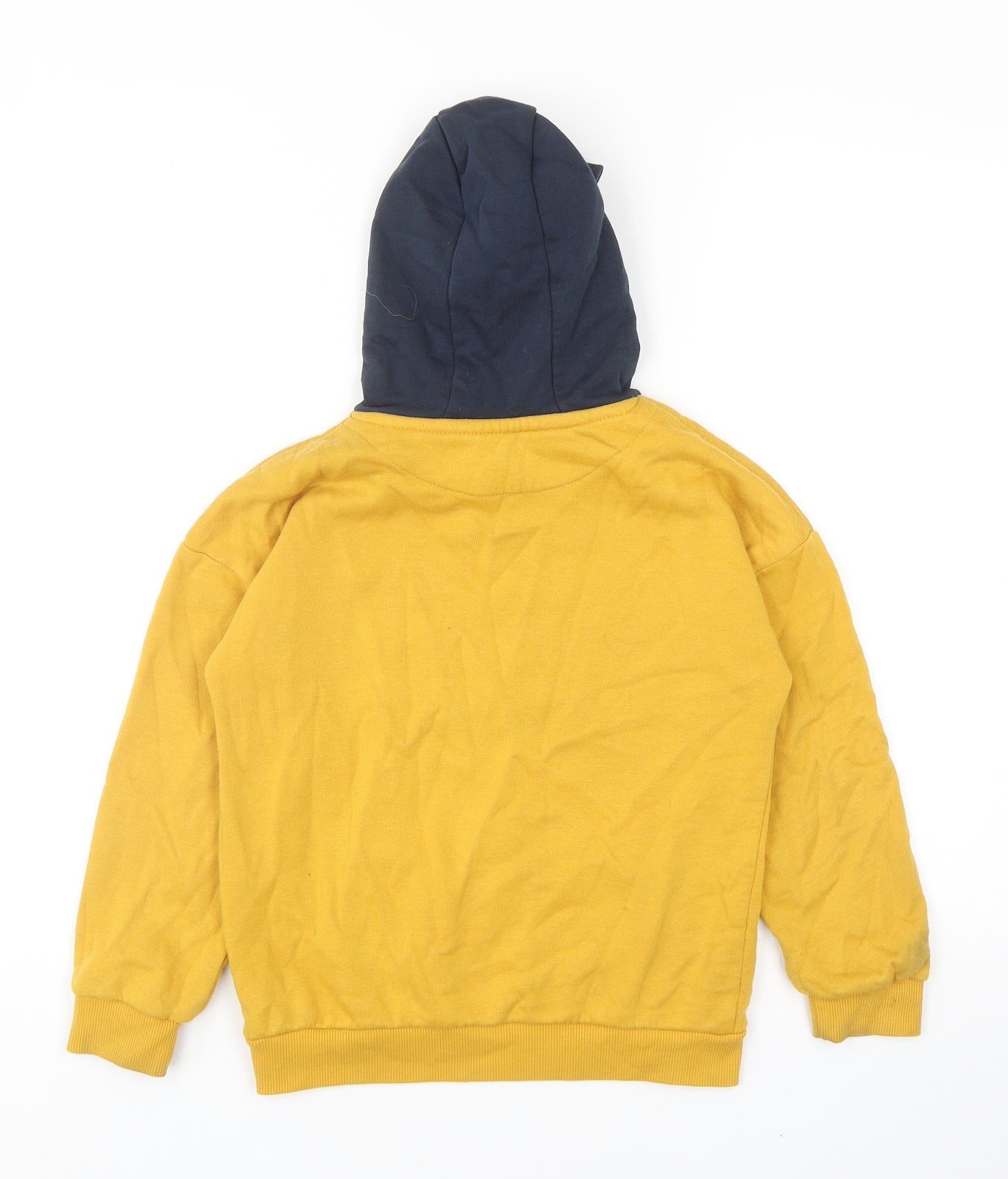 Primark Boys Yellow Polyester Pullover Hoodie Size 7-8 Years Pullover - Explore slogan
