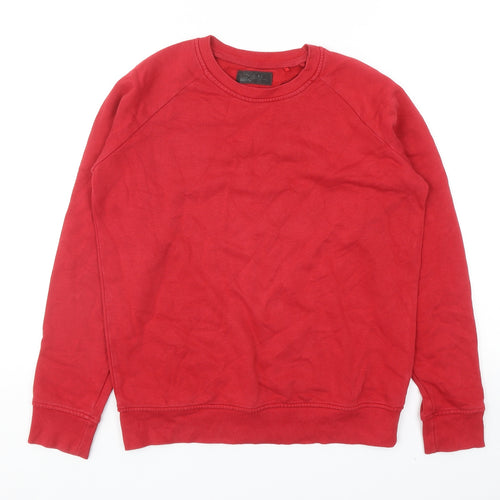 NEXT Boys Red Cotton Pullover Sweatshirt Size 13 Years Pullover