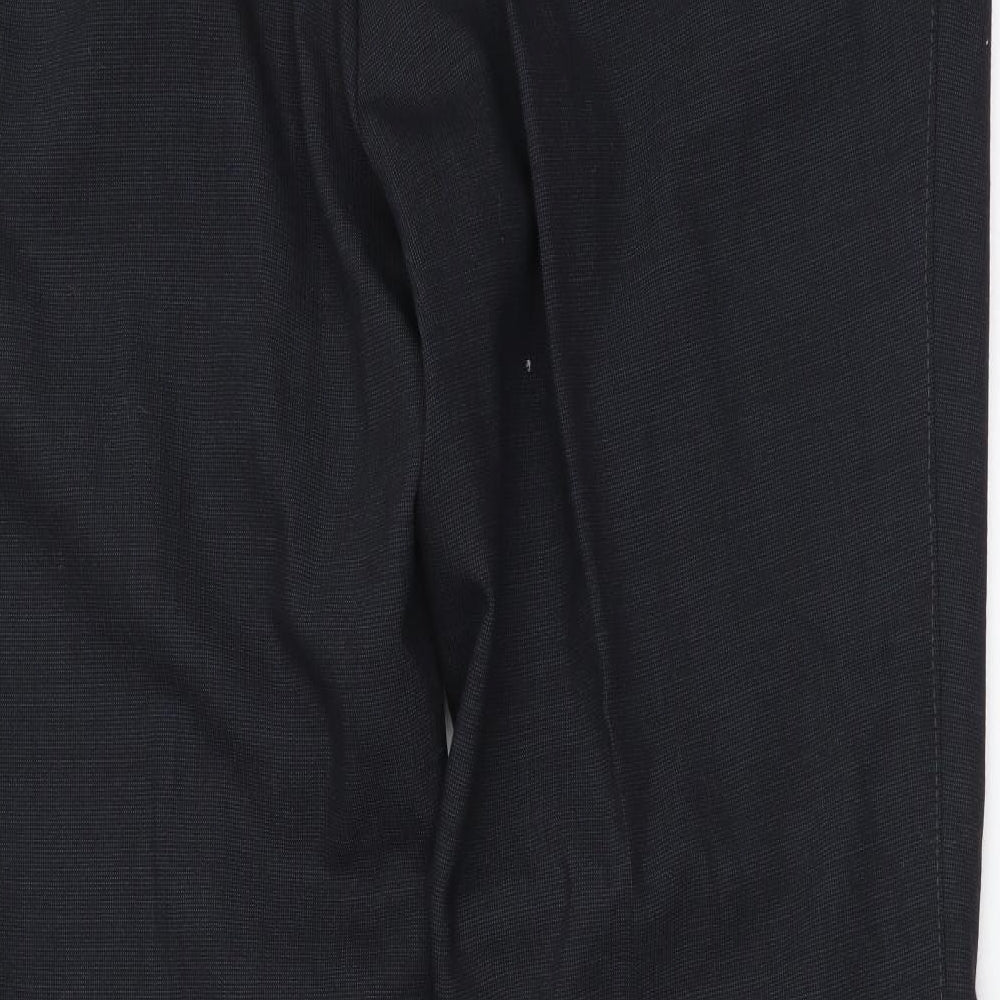 Club of Comfort Mens Blue Wool Dress Pants Trousers Size 40 in L31 in Regular Button