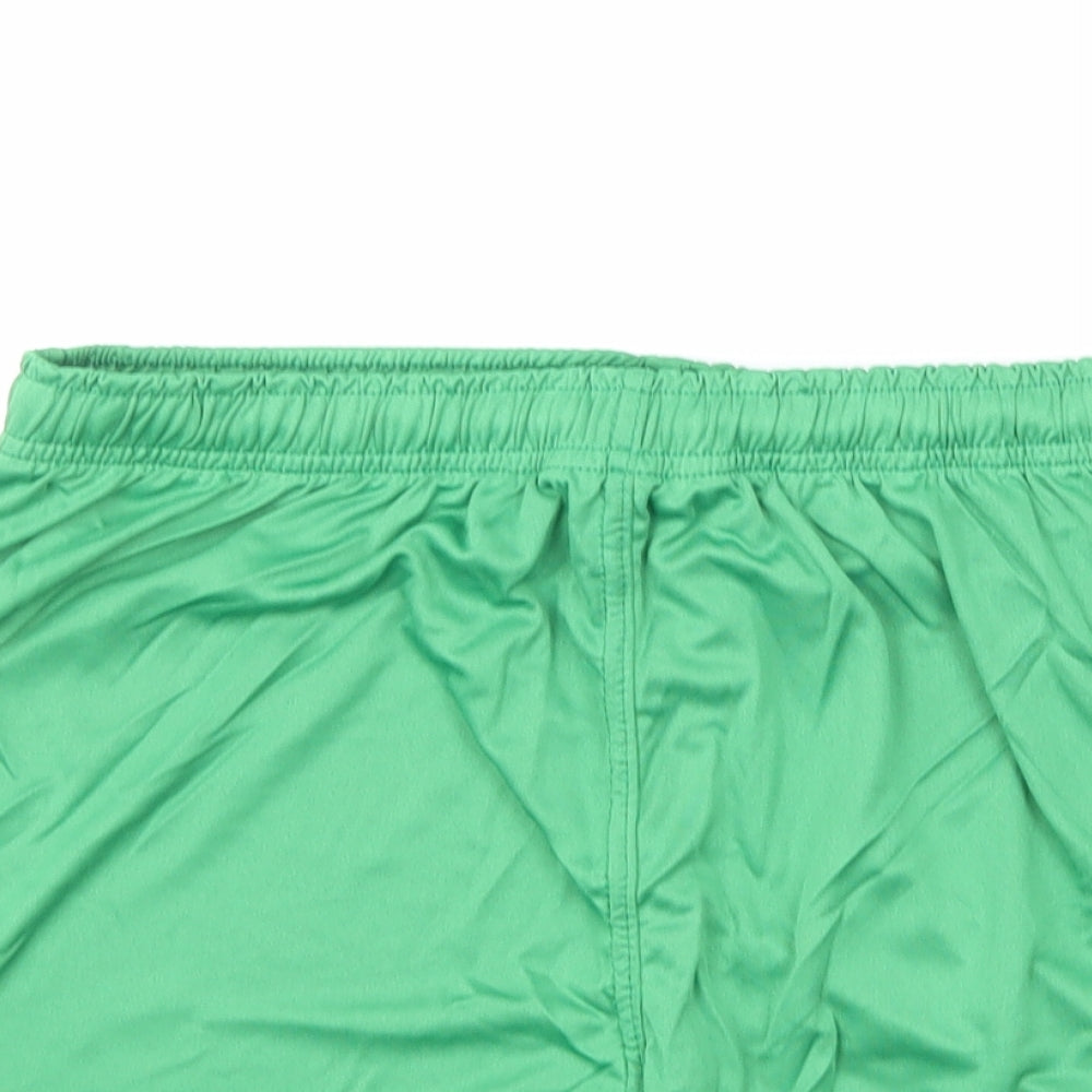 Marqs Mens Green Polyester Athletic Shorts Size XL Regular