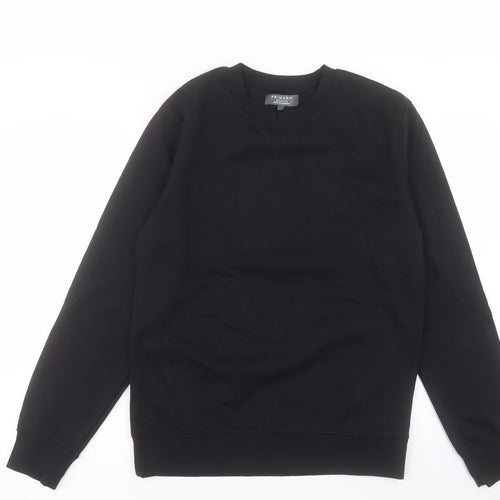Primark Mens Black Cotton Pullover Sweatshirt Size M