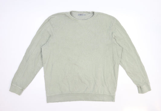 TU Mens Beige Cotton Pullover Sweatshirt Size XL