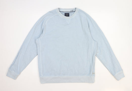 Hammond & Co. Mens Blue Cotton Pullover Sweatshirt Size L