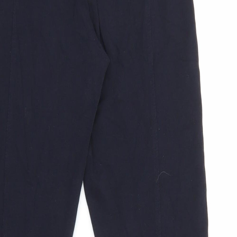 Marks and Spencer Womens Blue Cotton Jogger Leggings Size 10 L25 in