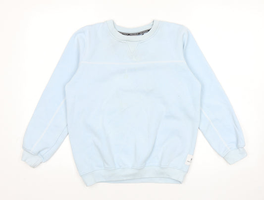 Holyfield Girls Blue Cotton Pullover Sweatshirt Size S Pullover