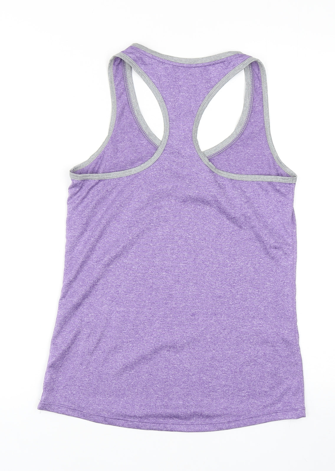 More Mile Womens Purple Polyester Basic Tank Size 10 V-Neck Pullover
