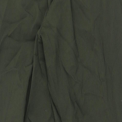 LASCANA Womens Green Polyester Trousers Size 16 Regular Button