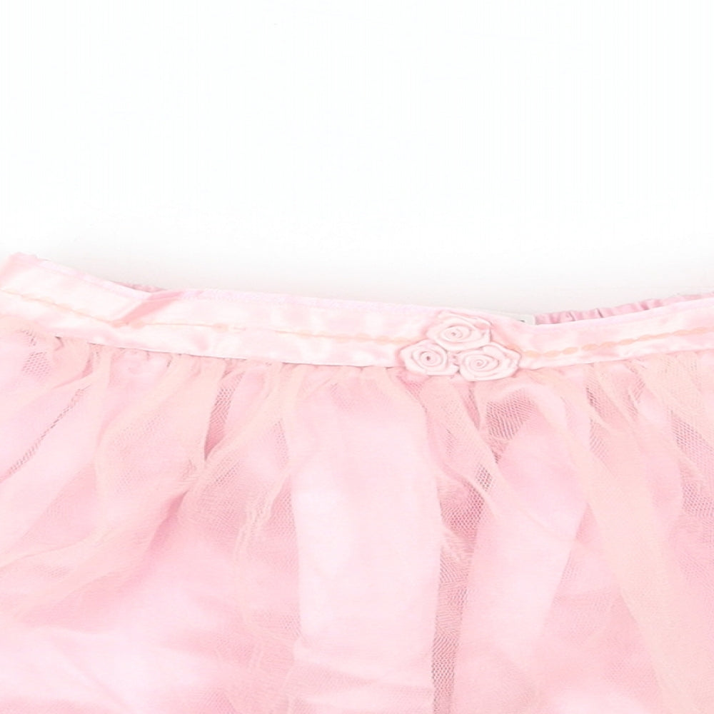 George Girls Pink Polyester Tutu Skirt Size 8-9 Years Regular Pull On - Ballet