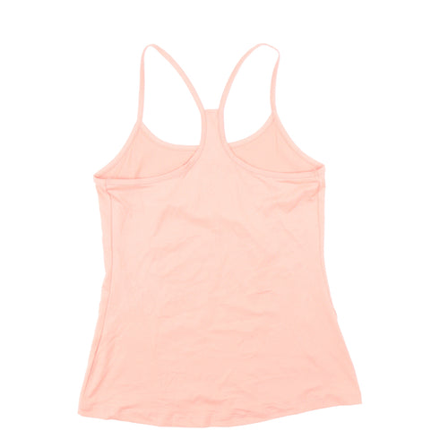Marks and Spencer Womens Pink Polyester Camisole Tank Size 10 Scoop Neck Pullover - Racerback
