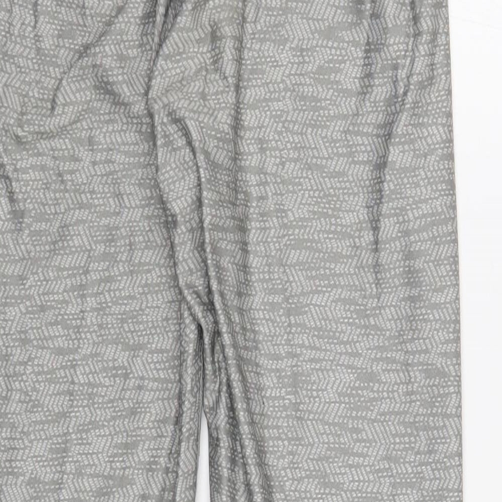 Athletic Works Womens Grey Polyester Compression Leggings Size 8 Regular Pullover