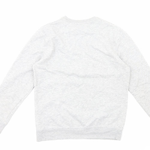 MSRP Mens Grey Cotton Pullover Sweatshirt Size M
