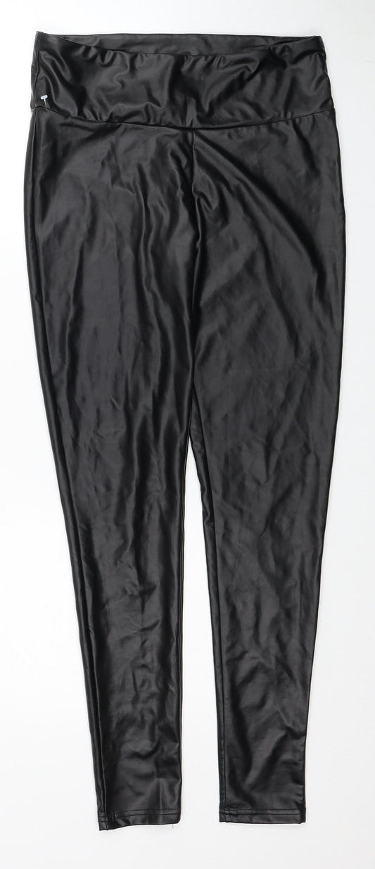 Primark Womens Black Polyester Jogger Leggings Size 10