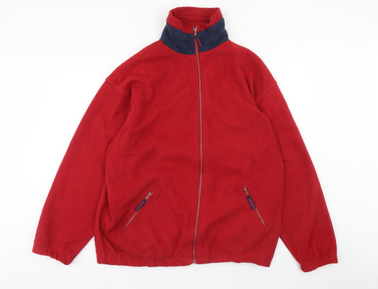 Infinity Mens Red Jacket Size XL Zip
