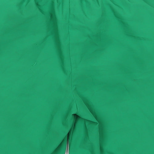 PUMA Boys Green Polyester Sweat Shorts Size 13-14 Years Regular Drawstring