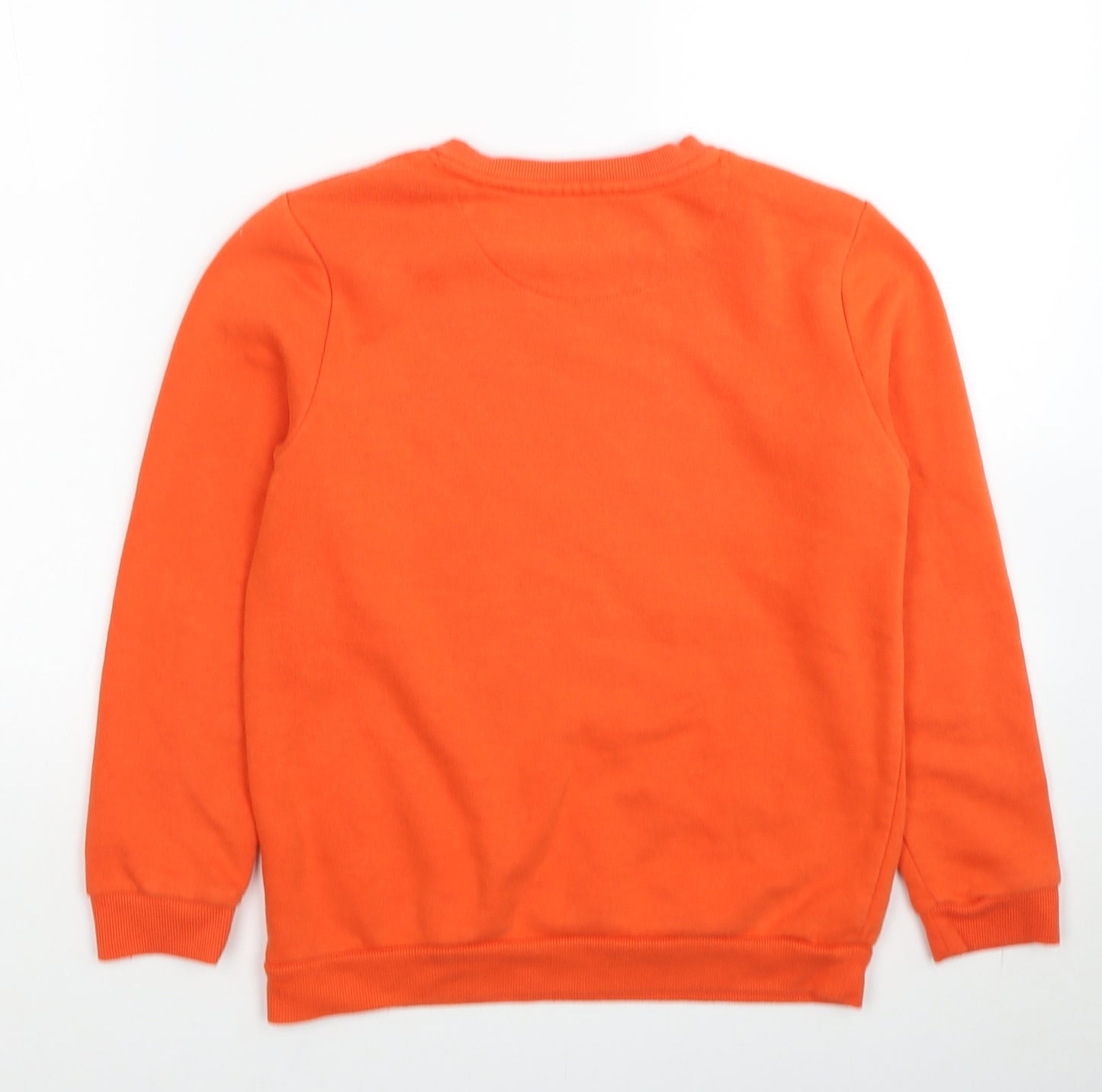 Primark Boys Orange Cotton Pullover Sweatshirt Size 9-10 Years Pullover - We are the Future Generation