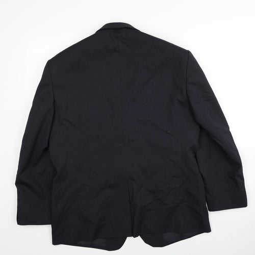 West Brook Mens Black Wool Jacket Blazer Size 40