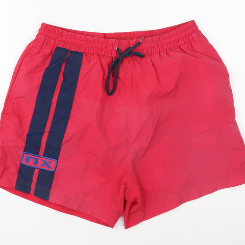 NX Sport Mens Red Polyamide Sweat Shorts Size M Regular Drawstring