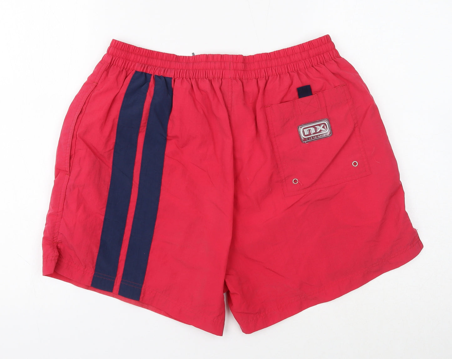 NX Sport Mens Red Polyamide Sweat Shorts Size M Regular Drawstring