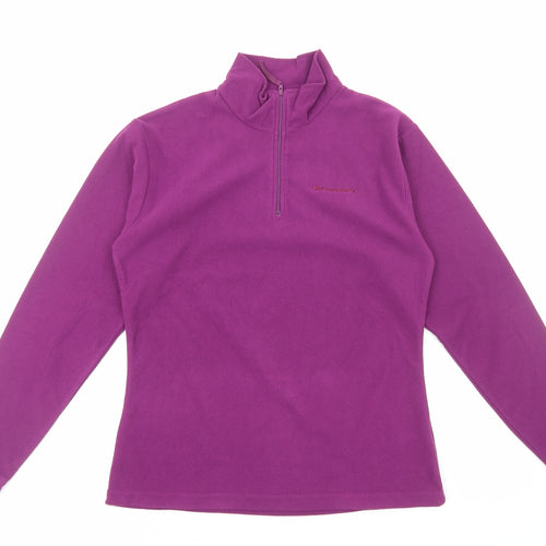 Mountain Life Womens Purple Polyester Pullover Sweatshirt Size 10 Pullover