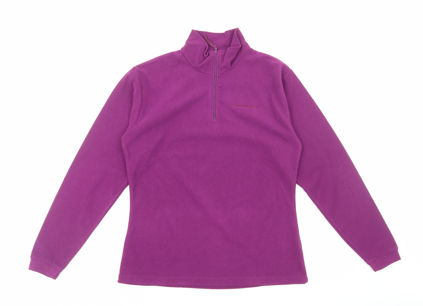 Mountain Life Womens Purple Polyester Pullover Sweatshirt Size 10 Pullover
