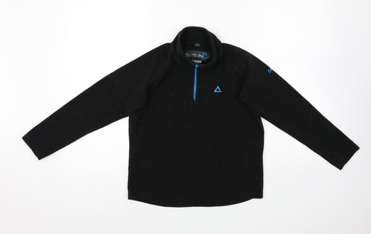 Dare 2B Boys Black Polyester Pullover Sweatshirt Size 11-12 Years Zip