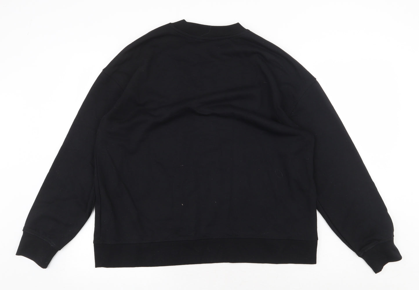 Primark Mens Black Polyester Pullover Sweatshirt Size M