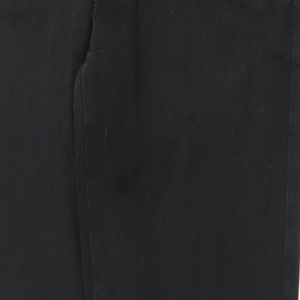 Topman Mens Black Cotton Skinny Jeans Size 32 in Regular Zip