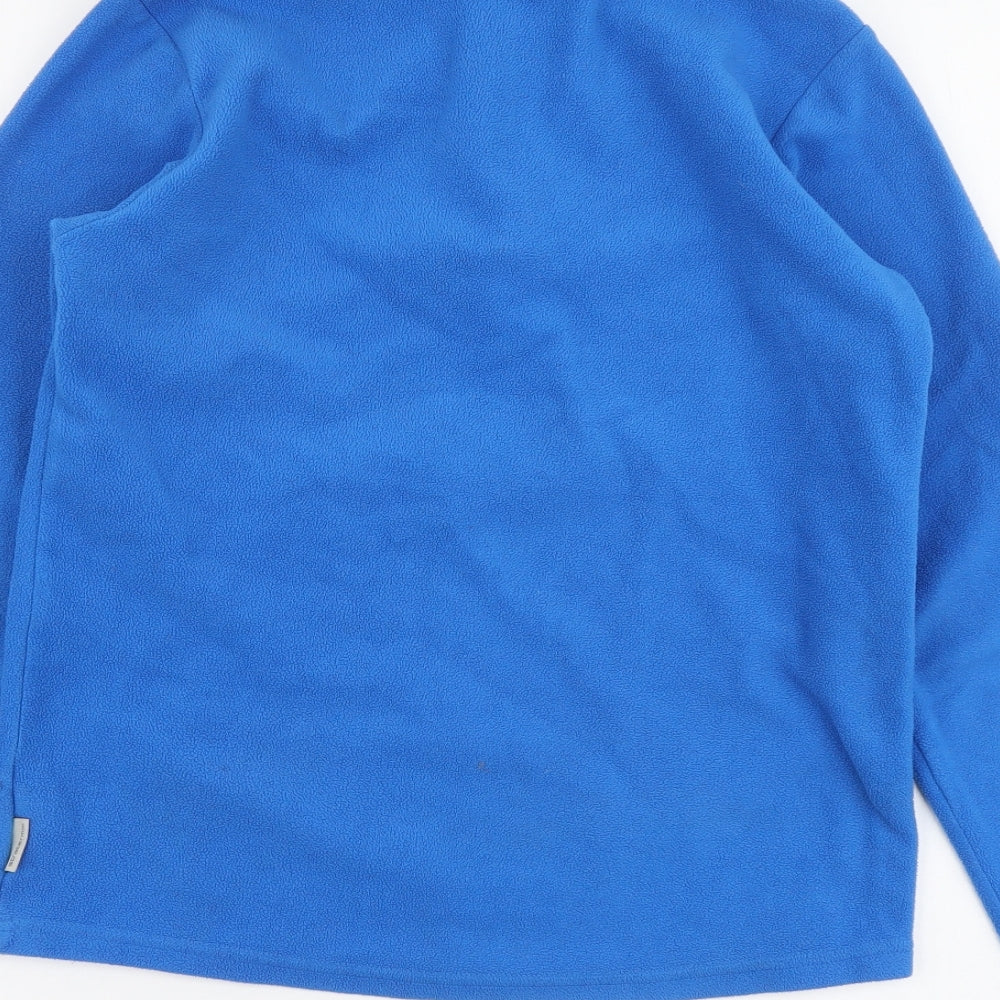 Quechua Girls Blue Polyester Pullover Sweatshirt Size 14 Years Zip