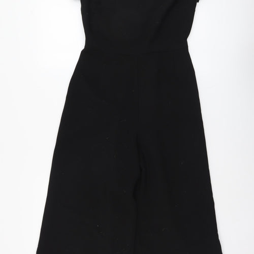 River Island Womens Black Polyester Jumpsuit One-Piece Size 10 Zip