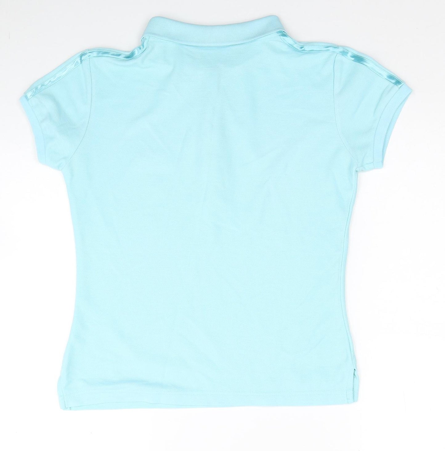Lonsdale Womens Blue Cotton Basic T-Shirt Size 12 Collared