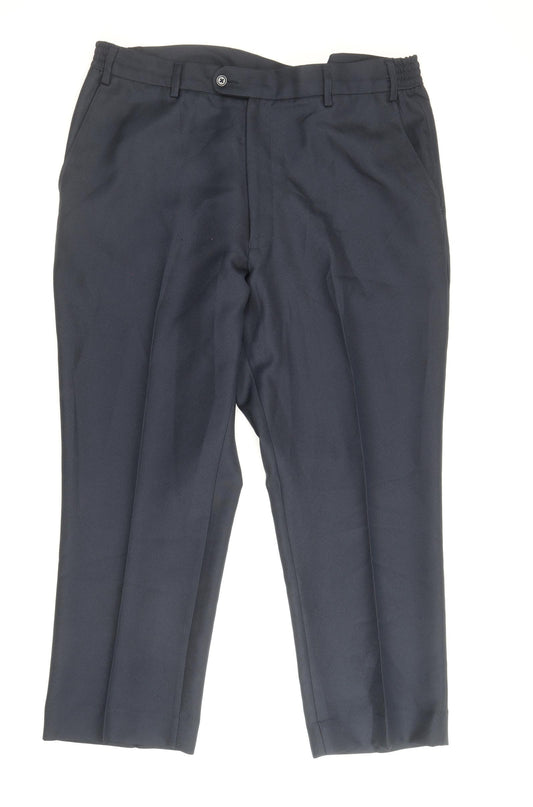 Premier Mens Blue Polyester Dress Pants Trousers Size 38 in Regular Zip