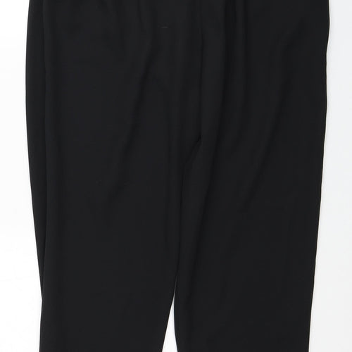 Your Sixth Sense Womens Black Polyester Trousers Size 14 Regular