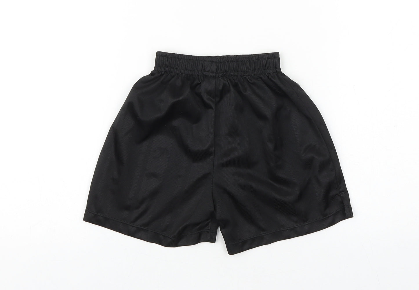 Sondico Boys Black Polyester Sweat Shorts Size 3-4 Years Regular