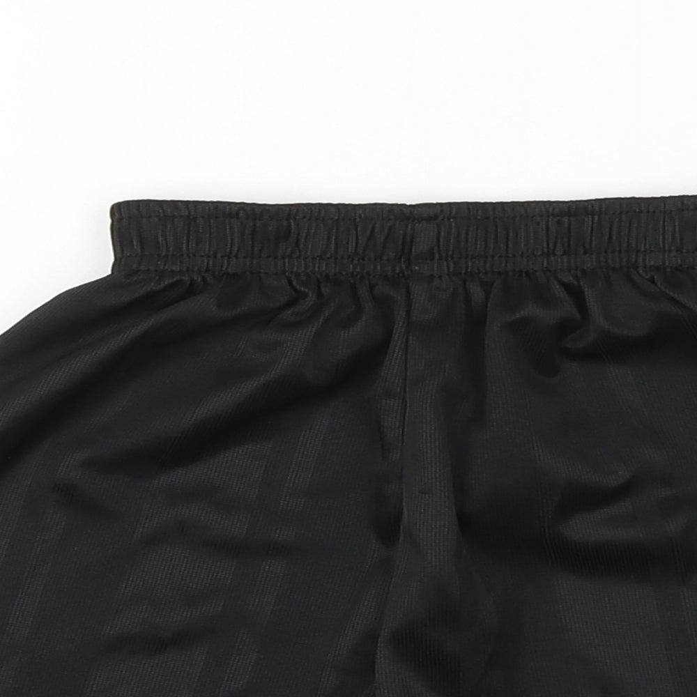 Sondico Boys Black Polyester Sweat Shorts Size 3-4 Years Regular