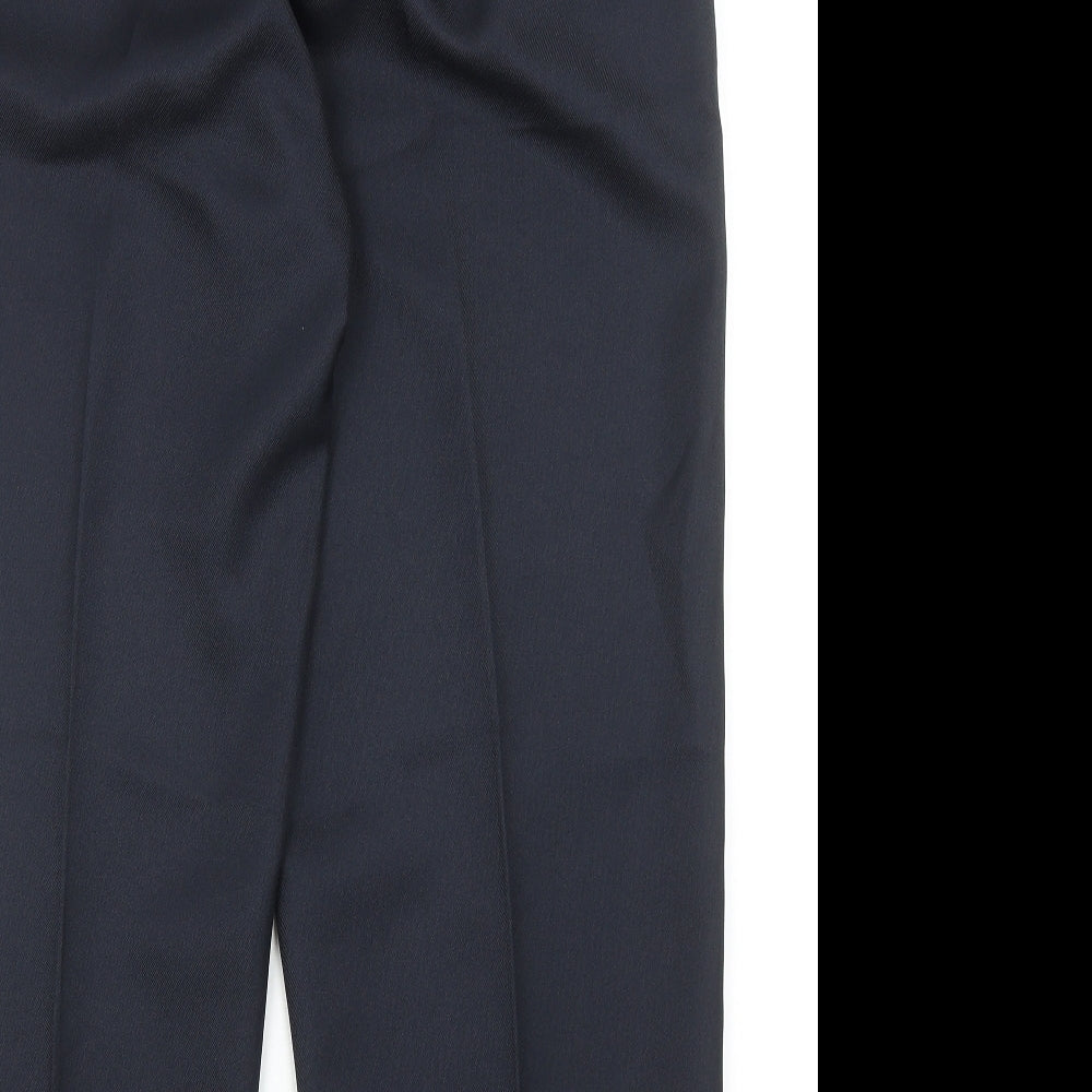 Chums Mens Blue Polyester Dress Pants Trousers Size 40 in Regular Zip